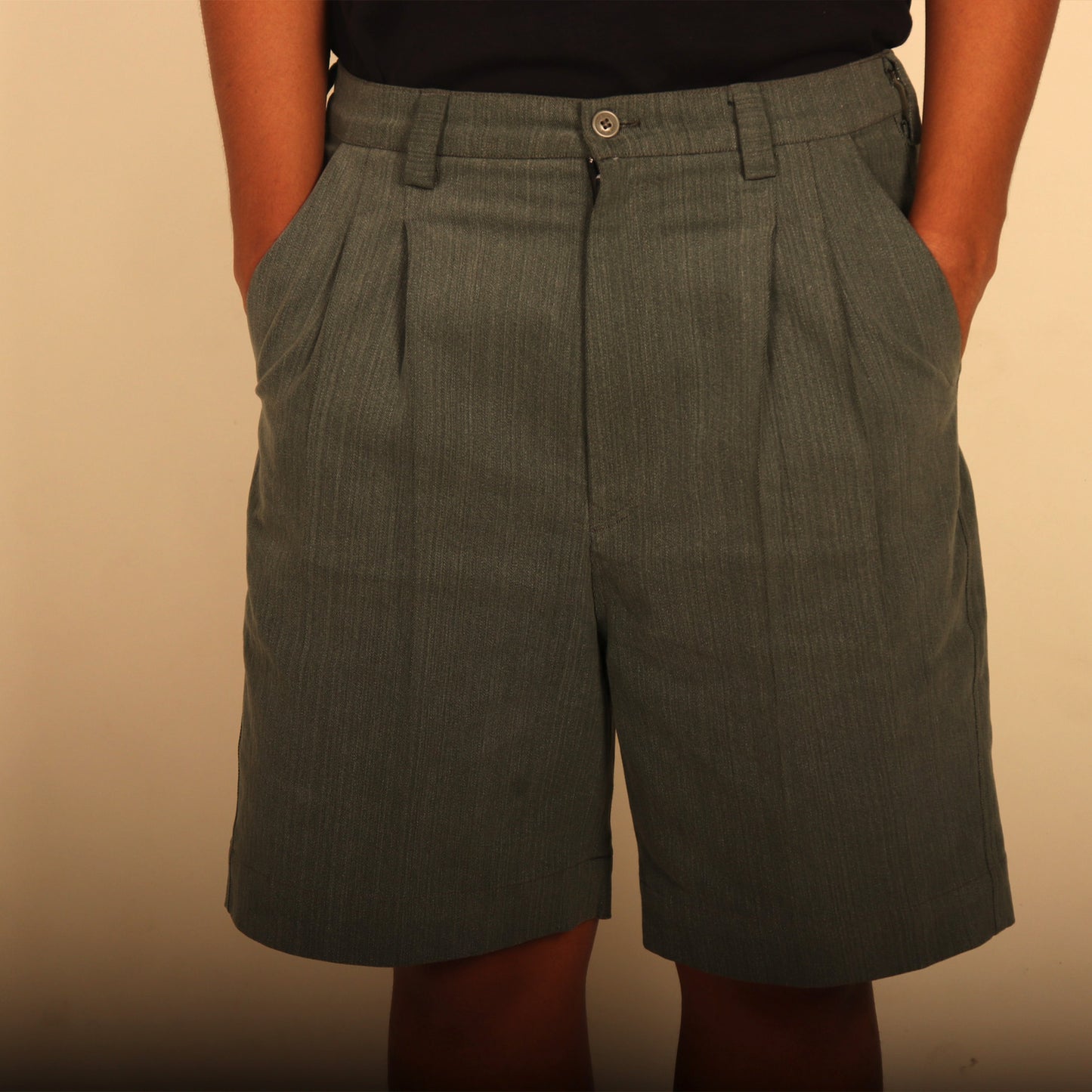 Pleated Shorts