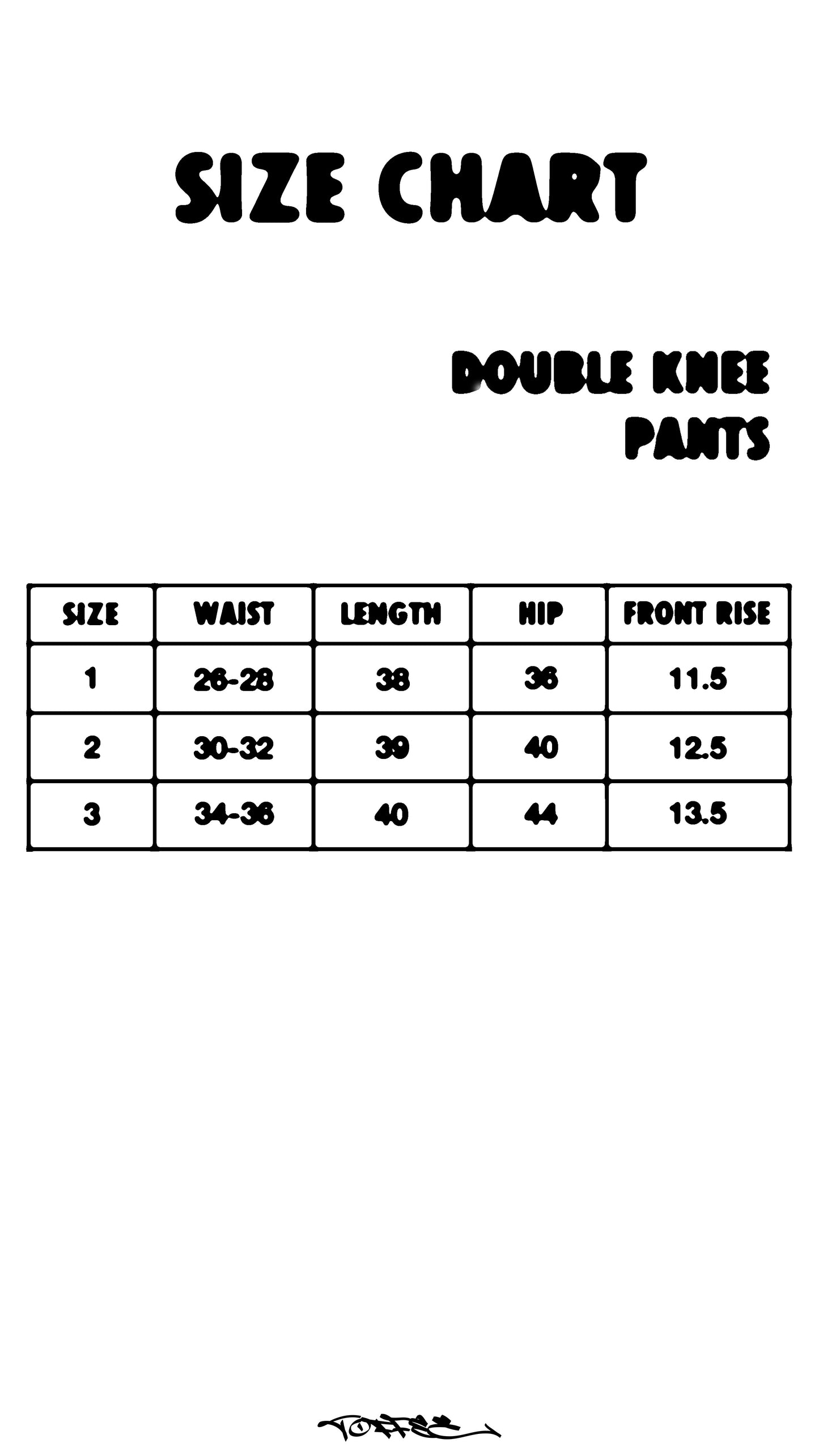Double Knee Pocket Pants